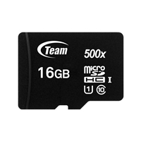 Team 16GB Micro SDHC Class 10 UHS-I Flash Card with Adapter - Image 3
