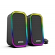 Marvo Scorpion SG-285 Havoc 20 USB Powered Stereo RGB 6W Gaming Speakers (Black) - Image 4