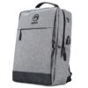 Marvo Scorpion Urbano 20 Black Waterproof 15.6 Inch Laptop Backpack with USB Charging Port (Grey) - Image 3