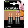 Duracell Rechargable Pack of 4 AAA 750mAh Rechargeable Batteries - Image 3