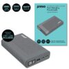 Dual USB-C & USB-A with 100W USB-C Cable Included for Laptops