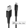 Lindy 31319 0.5m USB-A (M) 2.0 To Lightening (M) MFi Certified 480Mbps Cable - Black - Image 3