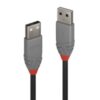 Lindy 36693 2m USB-A (M) 2.0 Anthra Line 480Mbps Cable - Black - Image 3