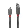 Lindy 36730 0.2m USB 2.0 Type A to Micro-B Cable, Anthra Line - Image 3