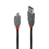 Lindy 36731 0.5m USB 2.0 Type A to Micro-B Cable