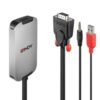 Lindy 38296 0.18m VGA & Audio (M) To HDMI (F) 1.2 USB Powered 1920x1080@60Hz Adapter Cable - Black - Image 3