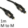 TOSLINK Digital Optical (M) to Digital Optical (M) 1m Black OEM Cable