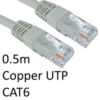 RJ45 (M) to RJ45 (M) CAT6 0.5m Grey OEM Moulded Boot Copper UTP Network Cable - Image 3