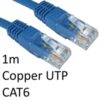 RJ45 (M) to RJ45 (M) CAT6 1m Blue OEM Moulded Boot Copper UTP Network Cable - Image 3