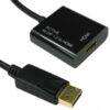 15CM DISPLAY PORT V1.2 - HDMI ACTIVE ADAP 4K BLACK - Image 3