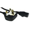 UK Mains to IEC Kettle 5m Black OEM Power Cable
