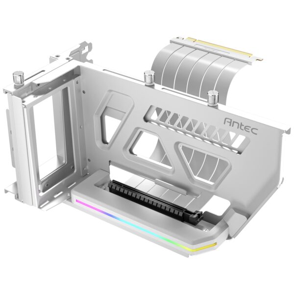 Antec RGB Adjustable Shift PCI Vertical GPU Bracket with PCI-E 4.0 Riser Cable (190mm)