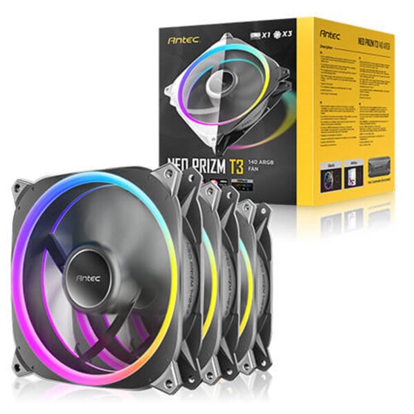 Antec Neo Prizm T3 140 ARGB PWM Case Fan