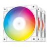DeepCool FC120 WHITE PLUS 3-IN-1 Addressable RGB 3 Fan Pack - Image 3