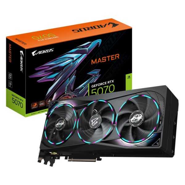 Gigabyte NVIDIA GeForce RTX 5070 AORUS MASTER 12G Graphics Card