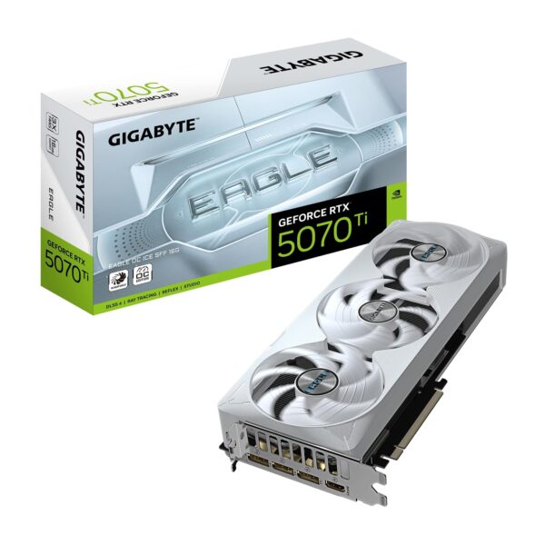 Gigabyte NVIDIA GeForce RTX 5070 Ti EAGLE OC ICE SFF 16G Graphics Card