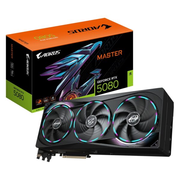 Gigabyte NVIDIA GeForce RTX 5080 AORUS MASTER 16G Graphics Card