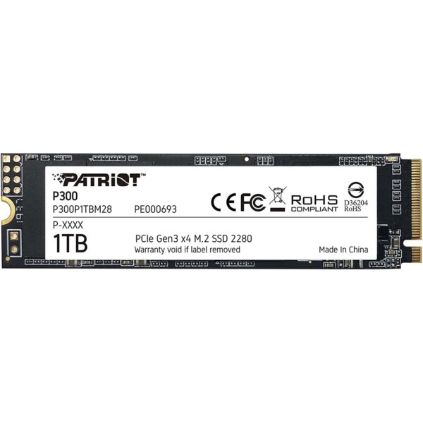 Patriot P300 (P300P1TBM28) 1TB NVMe SSD