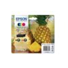 Epson 604 Multipack - Full Set of 4 Ink Cartridges - Pineapple (Original) C13T10G64010 Value Pack CMY (130 Pages) K (150 Pages) - Image 3