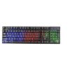 Marvo Scorpion K605 3 Colour LED Backlit USB 2.0 Frameless UK Layout Gaming Keyboard - Image 2