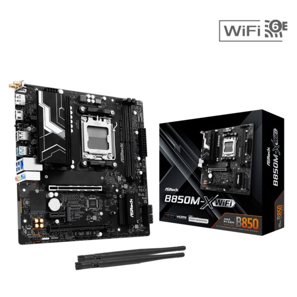 ASRock B850M-X WiFi AMD AM5 Socket Motherboard