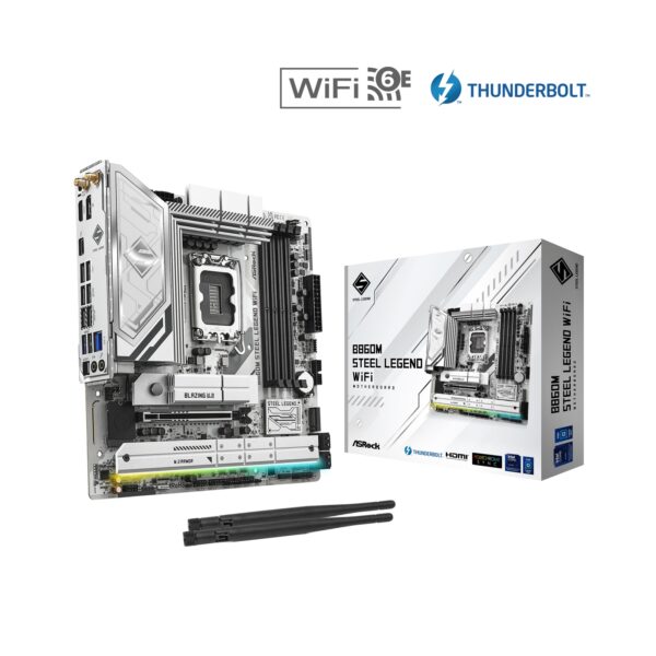 ASRock B860M Steel Legend WiFi Intel 1851 Socket Motherboard