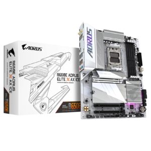 Gigabyte B650E AORUS ELITE X AX ICE AMD AM5 Socket Motherboard