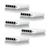 Ubiquiti USW-FLEX-MINI-5 UniFi USW Flex Mini 5 Port Smart Managed POE/USB C Powered Gigabit Network Switch (Five Pack, No PSU) - Image 3