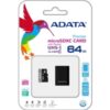 Adata Premier 64GB Micro SDHC UHS-I Class 10 Memory Card with Adaptor - Image 3