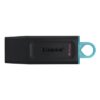 Kingston DataTraveler Exodia 64GB USB 3.2 Black with Cyan loop USB Flash Drive - Image 2