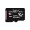 Kingston Canvas Select Plus SDCS2/64GBSP 64GB Micro SD UHS-I (U1) Flash Card, NO Adapter - Image 3