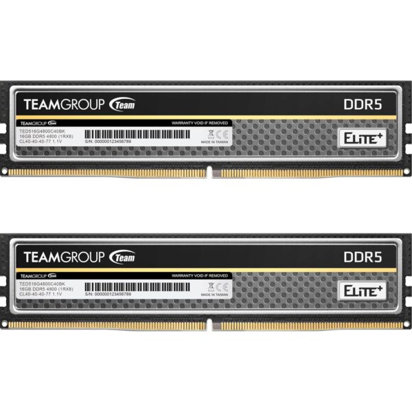 Team Elite Plus TPBD532G4800HC40DC01 32GB DIMM System Memory