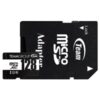 Team 128GB Micro SDXC UHS-1 Class 10 Flash Card with Adapter - Image 3
