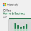 Microsoft Office 2024 Home and Business English Medialess Software Lifetime Subscription - Retail Boxed